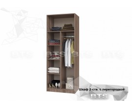 Шкаф 2-х створчатый с перегородкой BTS